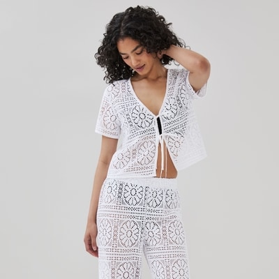 Joe Fresh Cardigan cache-maillot crocheté 1 ea, 26,00 $/1ch