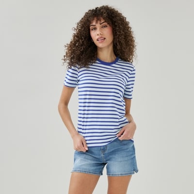 Joe Fresh Striped Crewneck T-Shirt 1 ea, $10.00/1ea