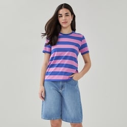 Joe Fresh Striped Crewneck T-Shirt 1 ea, $10.00/1ea
