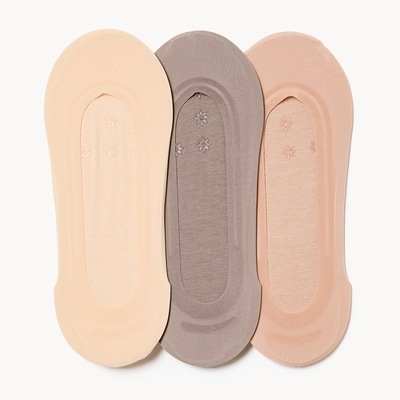 Joe Fresh Ensemble de 3 paires de chaussettes doublures 1 ea, 10,00 $/1ch