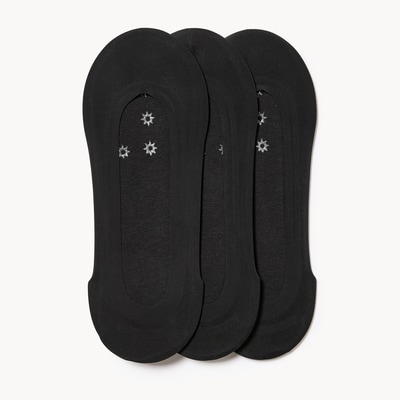 Ensemble de 3 paires de chaussettes doublures - Noir