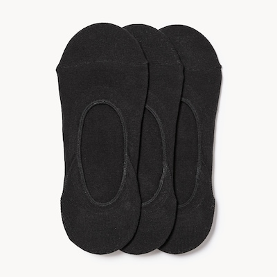 Ensemble de 3 paires de chaussettes doublures - Noir