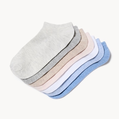 Joe Fresh Ensemble de 7 paires de socquettes 1 ea, 10,00 $/1ch