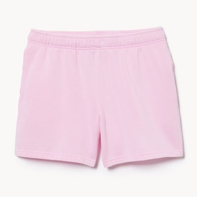 Active Fleece Washed Short - Light Pink
