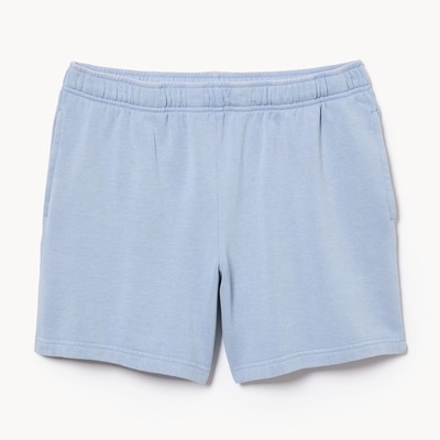 Active Fleece Washed Short - Light Blue