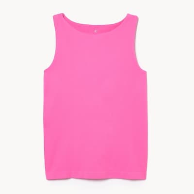 Built-In Bra Sleep Tank - Pink