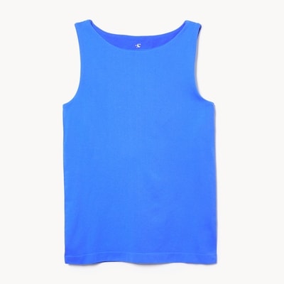 Cami de nuit à soutien-gorge intégré - Bleu