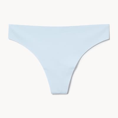 Cotton Thong - Dusty Blue