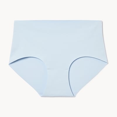 Cotton No Show Hipster - Dusty Blue