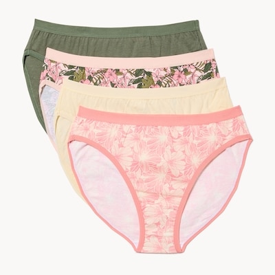 Joe Fresh Ens. de 4 culottes échancrées en coton biologique 1 ea, 16,00 $/1ch