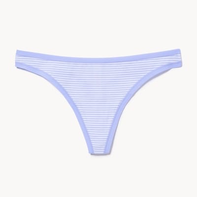 Cotton Printed Thong - Lavender