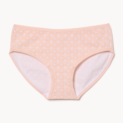 Cotton Printed Hipster - Peach