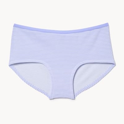 Culotte garçonne imprimée en coton - LAVANDE
