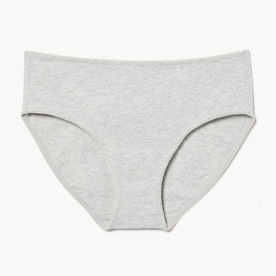 Scalloped Trim Hipster - Grey