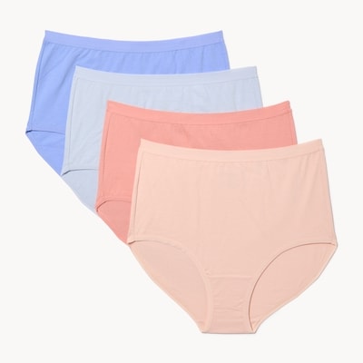 Joe Fresh Ens. 4 culottes à taille haute en coton biologique 1 ea, 16,00 $/1ch