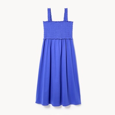knee length dresses for ladies JOE FRESH Women Midi Dresses Regular fit in Blue