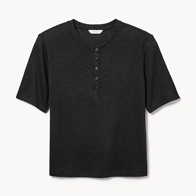 Joe Fresh Linen Blend Henley T-Shirt 1 ea, $25.00/1ea