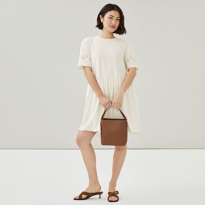 Novelty Mini Dress - Cream