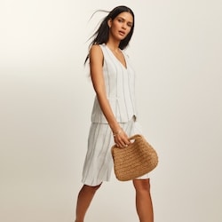 Joe Fresh Linen Blend Striped Vest 1 ea, $45.00/1ea