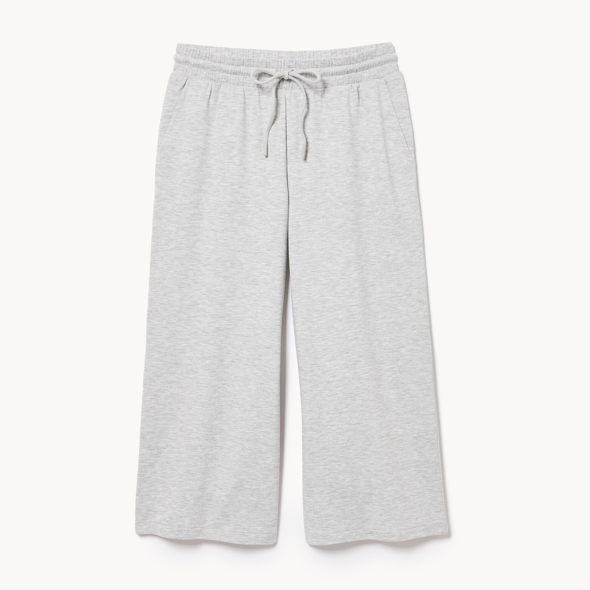 パンツ 00s gray linen cropped wide pants y2k Active Cropped Wide Leg Pant in Grey Mix from Joe Fresh