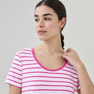 Joe Fresh T-shirt sport rayé à col rond 1 ea, 19,00 $/1ch
