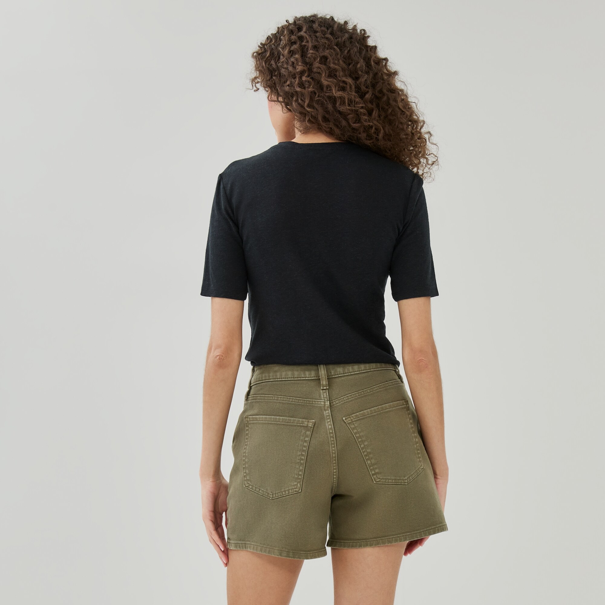 Short à taille haute