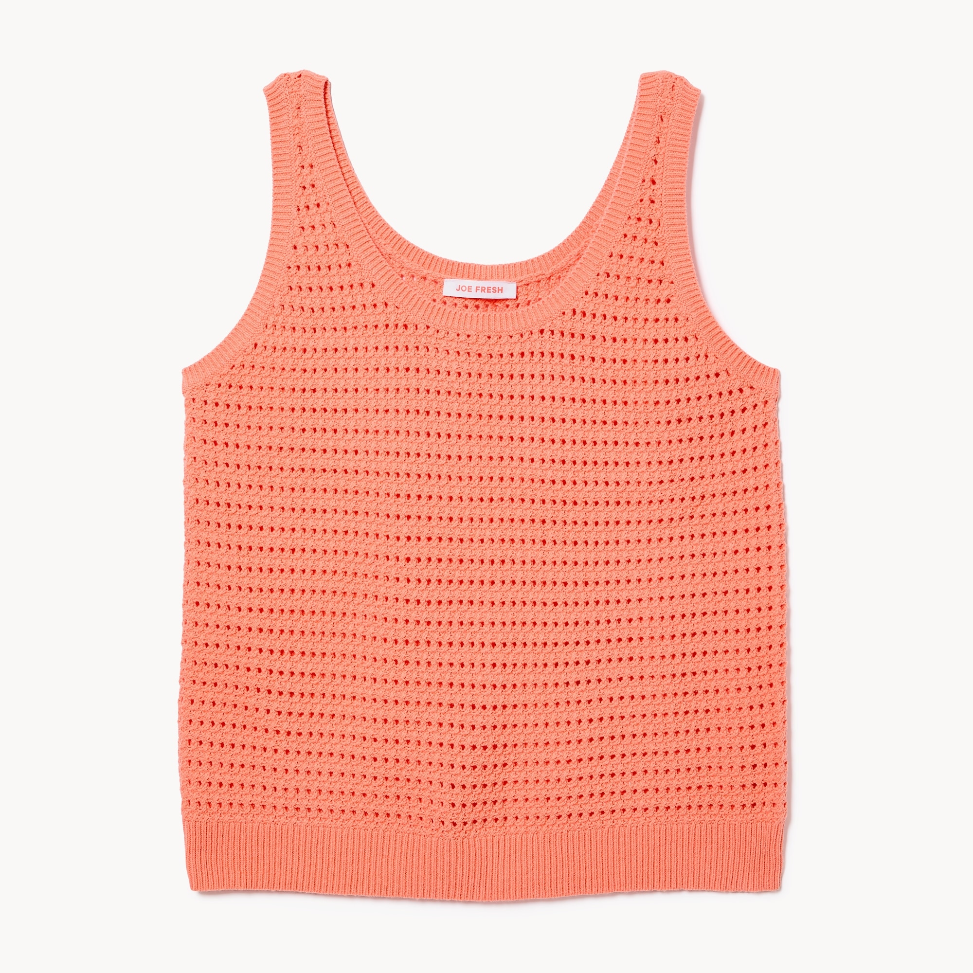Cami en crochet in Pêche from Joe Fresh