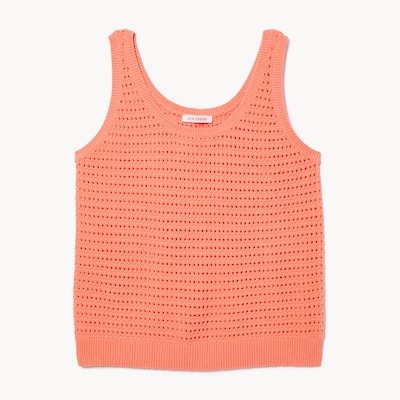 Crochet Tank  - Peach