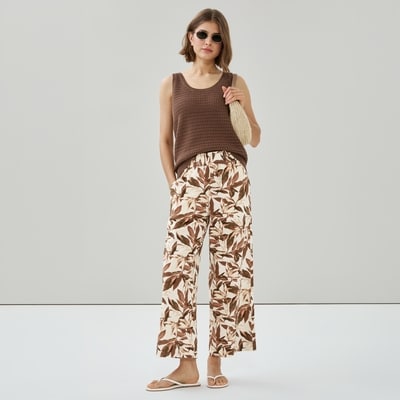 Crochet Tank - Brown