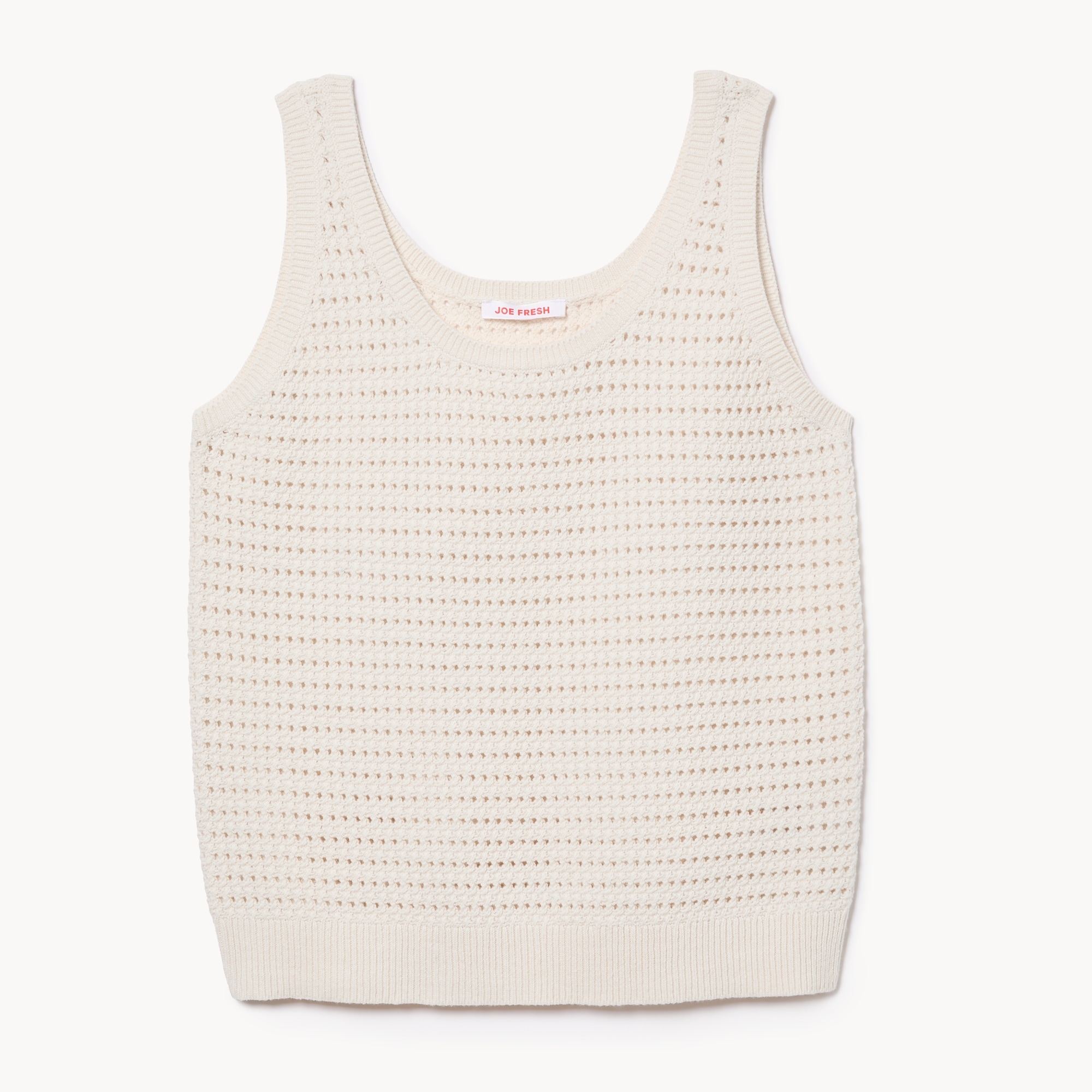 Crochet Tank in Cream from Joe Fresh