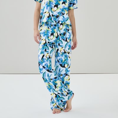 Printed Sleep Pant - Blue