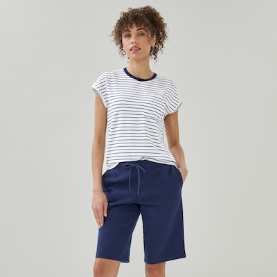 Short sport essentiel en molleton - Marine