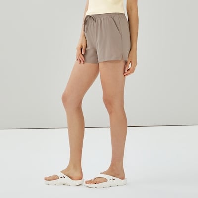 Short sport extensible - Brun Pâle