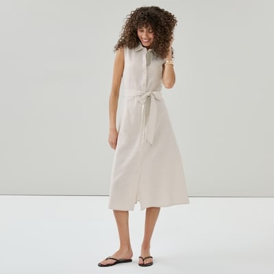 Joe Fresh Robe chemisier midi en lin et coton 1 ea, 45,00 $/1ch