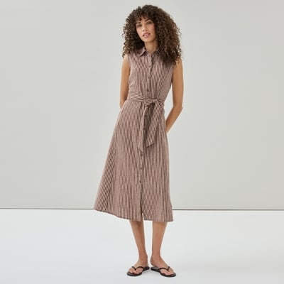 Joe Fresh Cotton Linen Midi Shirt Dress 1 ea, $45.00/1ea