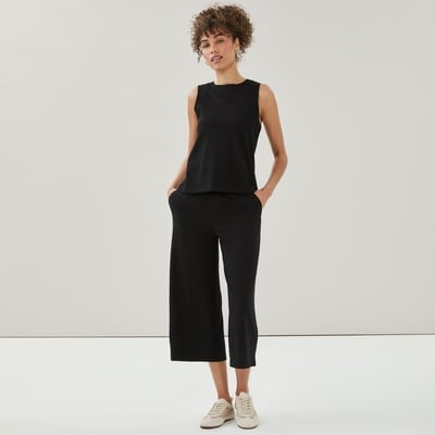 Active Crewneck Tank - Black