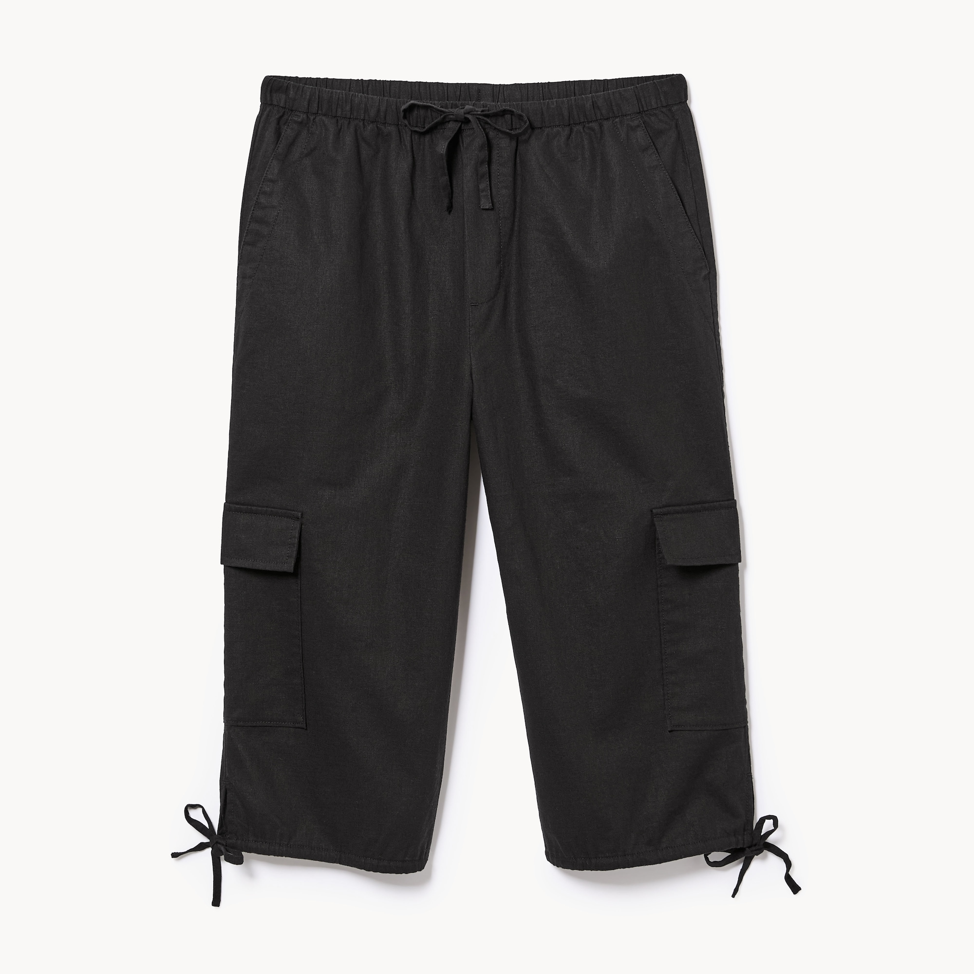 Linen Cotton Cropped Pant