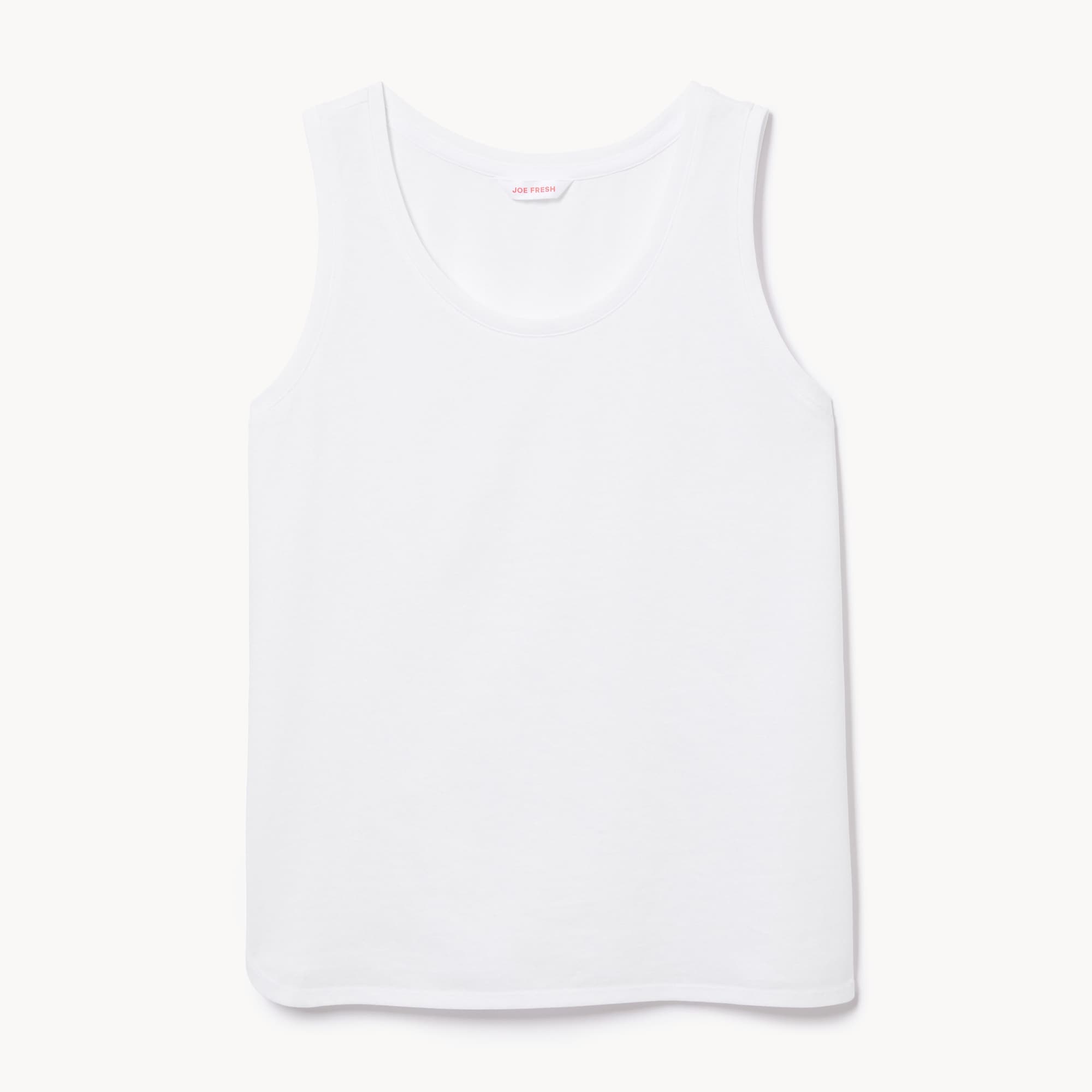 Relaxed Tank in Bright White from Joe Fresh
