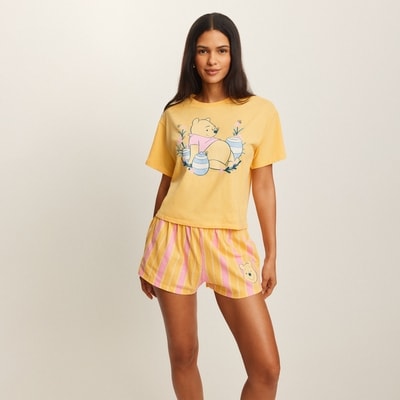 Ensemble pyjama Winnie l’Ourson de Disney - Jaune