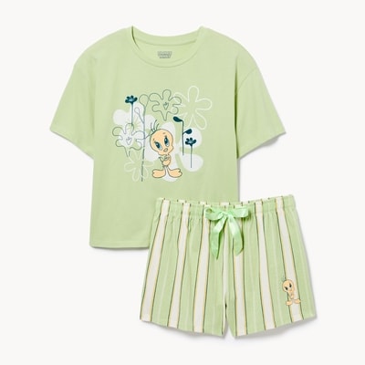 Looney Tunes Tweety Sleep Set - Light Green