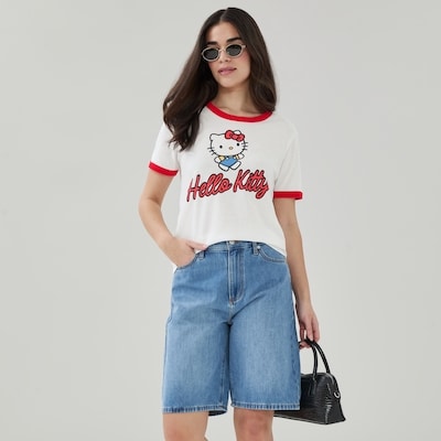 Joe Fresh T-shirt à bordures contrastantes Hello KittyMD 1 ea, 25,00 $/1ch