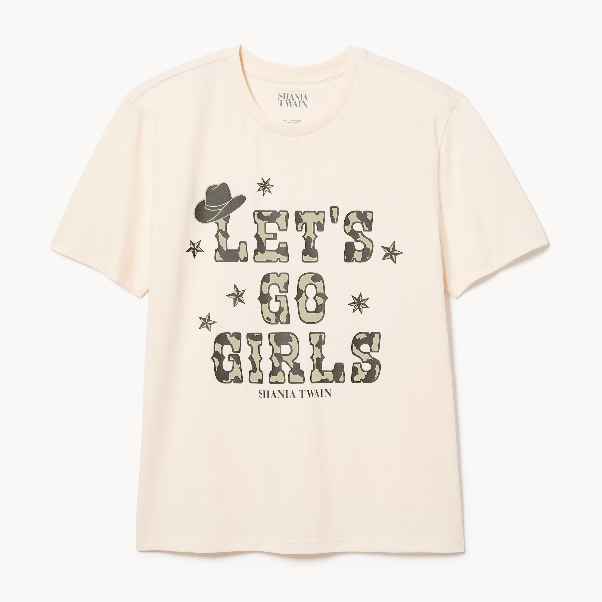 Shania Twain Graphic T-Shirt in Off White from Joe Fresh