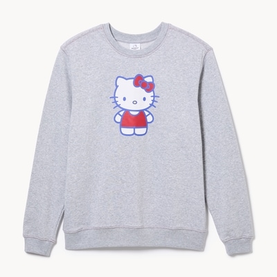 Hello Kitty® Graphic Sweatshirt - Light Grey Mix