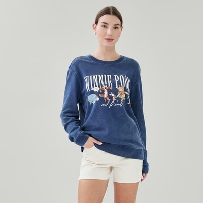Chandail en molleton Winnie l’ourson de Disney - Marine