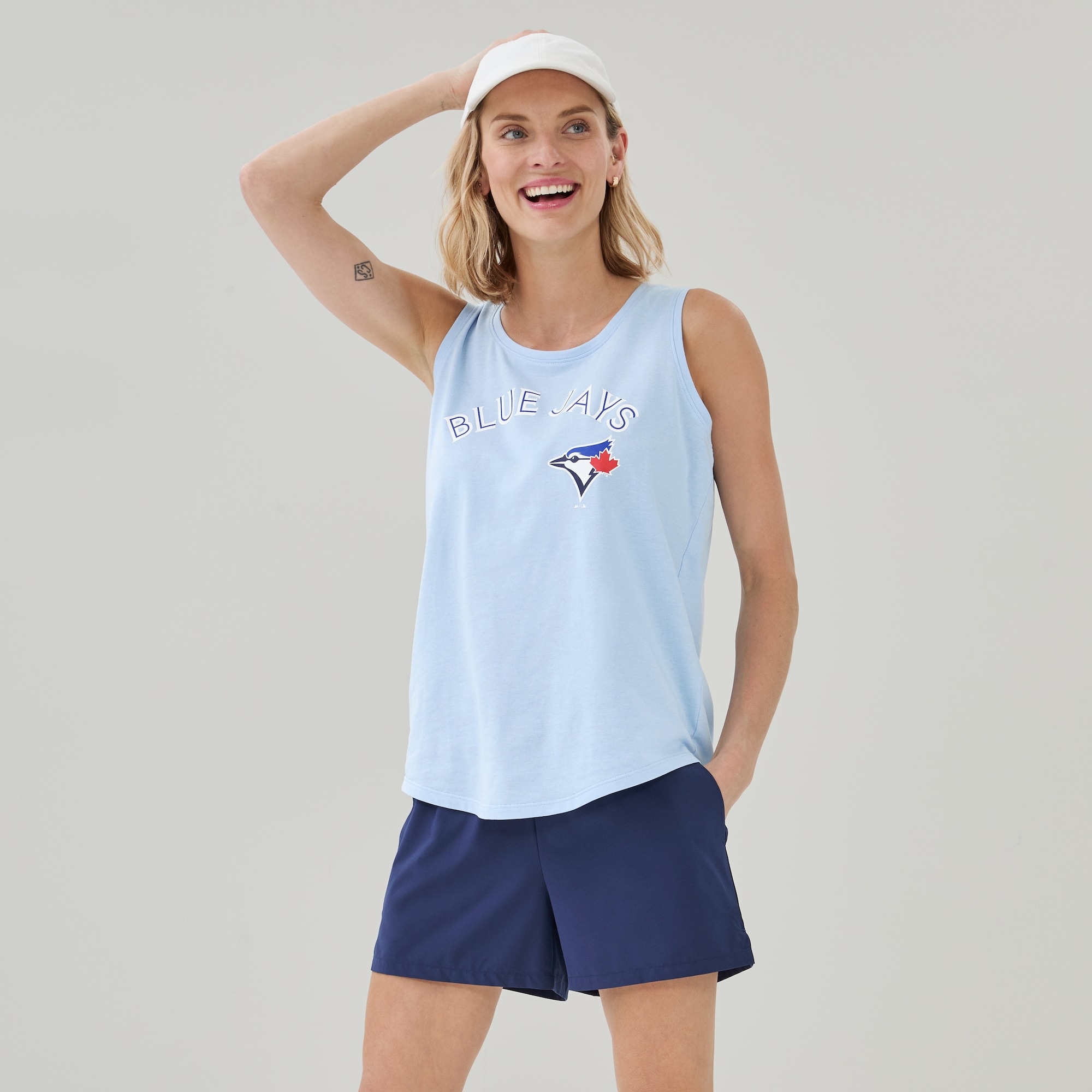 MLB Toronto Blue Jays Tank in Blue Mix from Joe Fresh