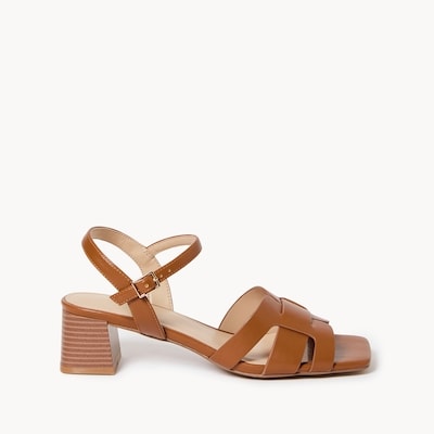 Chaussures à talon moulé avec boucles - Chamelle