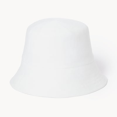 Chapeau de pêche en tricot - Blanc