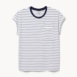 Joe Fresh Micro French Terry T-Shirt - 1 ea | Maxi
