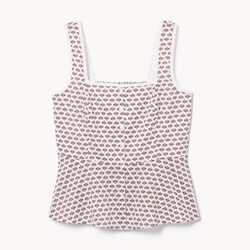 Joe Fresh Printed Peplum Blouse - 1 ea | Zehrs