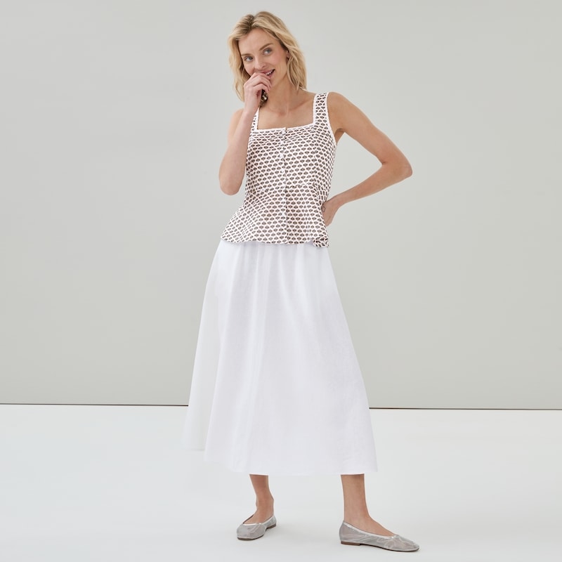 Joe Fresh Printed Peplum Blouse - 1 ea | No Frills Online